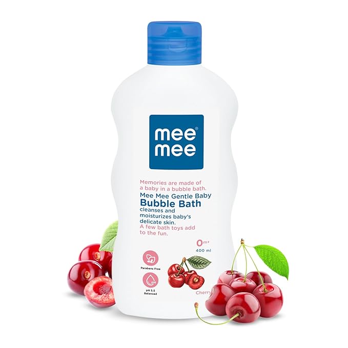 Mee Mee Foamy Baby Body Wash & Bubble Bath with Cherry and Fruit Extracts