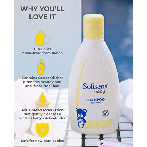 Softsens Baby Tear Free Shampoo, Pack of 2
