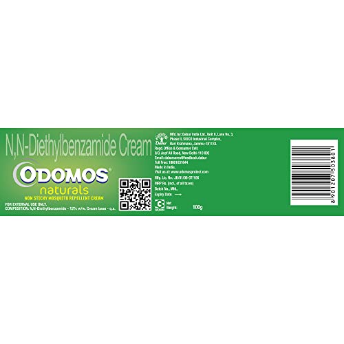 DABUR Odomos Naturals Non-Sticky Mosquito Repellent Cream