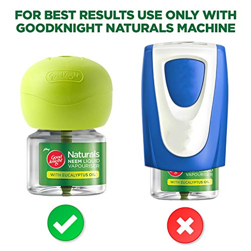 Good Knight Naturals Neem Liquid Vapouriser Mosquito Repellent (Pack Of 2 Refills)