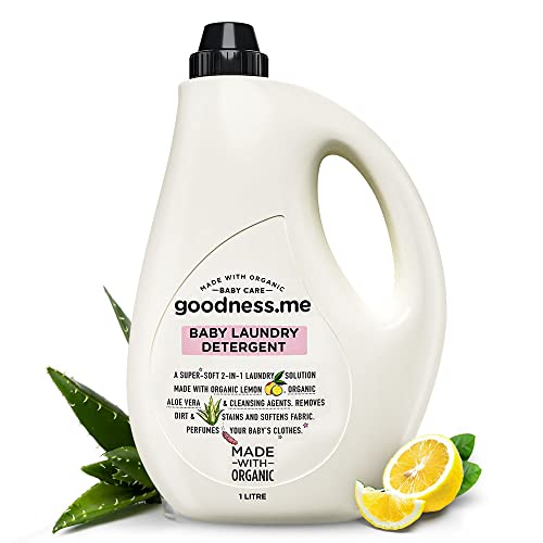 goodnessme Made with Organic 2-in-1 Baby Laundry Detergent &Conditioner