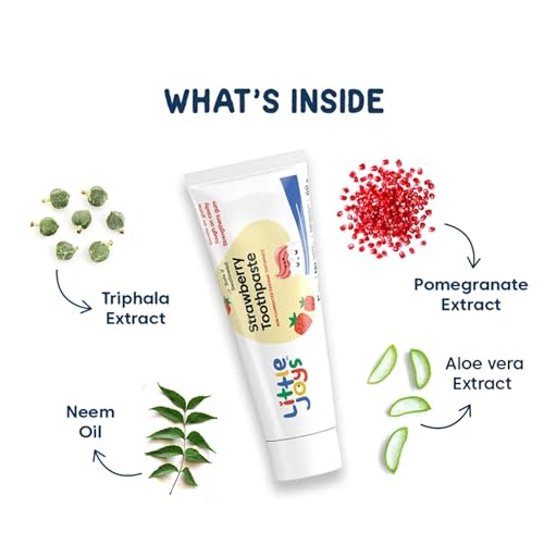 Little Joys Strawberry Flavour Toothpaste For Kids (2-5 Yrs)