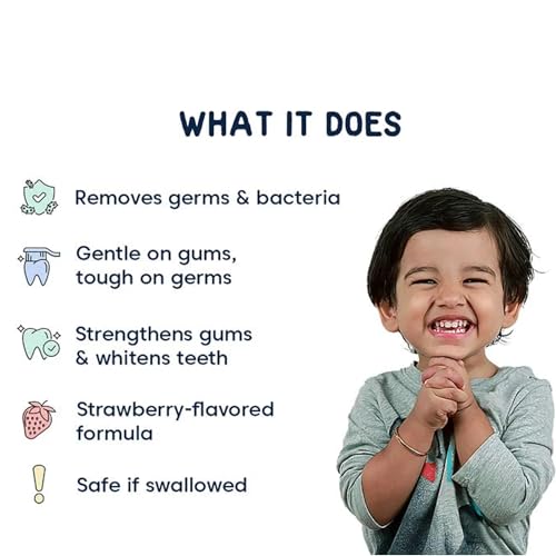 Little Joys Strawberry Flavour Toothpaste For Kids (2-5 Yrs)