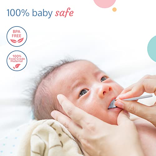 LuvLap 40pcs Oral Care Disposable Mouth Swabs for Cleaning Tooth
