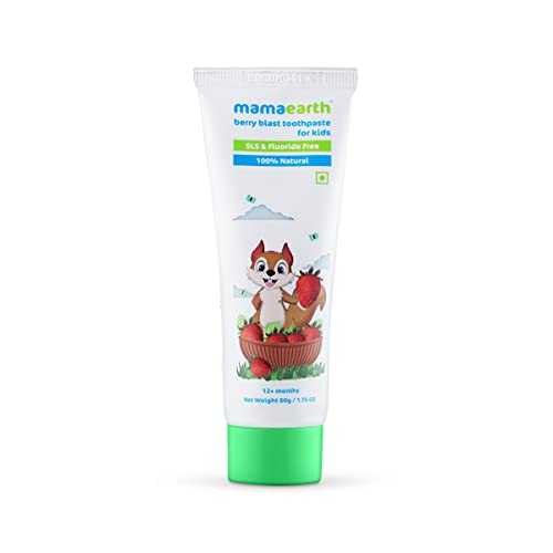 Mamaearth 100% Natural Berry Blast Kids Toothpaste, Oral Care