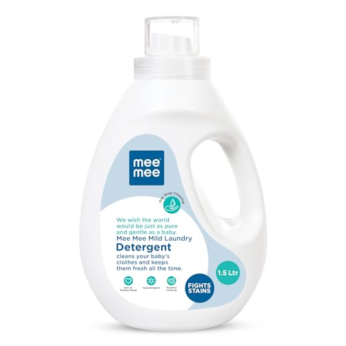 Mee Mee Baby Liquid Detergent Ph balanced, Free from Harsh Chemicals, Safe for mother's hands &baby's skin