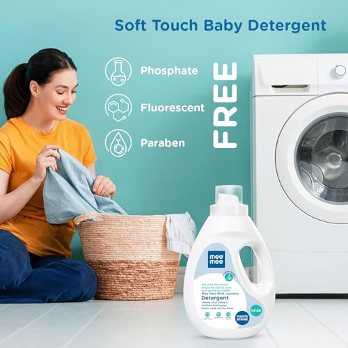 Mee Mee Baby Liquid Detergent Ph balanced, Free from Harsh Chemicals, Safe for mother's hands &baby's skin