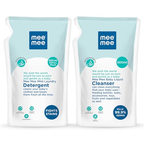 Mee Mee Mild Baby Liquid Laundry Detergent (Pack of 2)