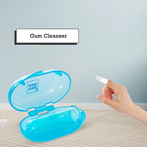 Mee Mee Silicone Baby Finger Toothbrush With Carry Case