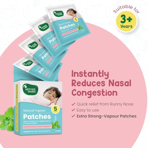 Mother Sparsh Natural Vapour Patches For Kids (Pack of 5)