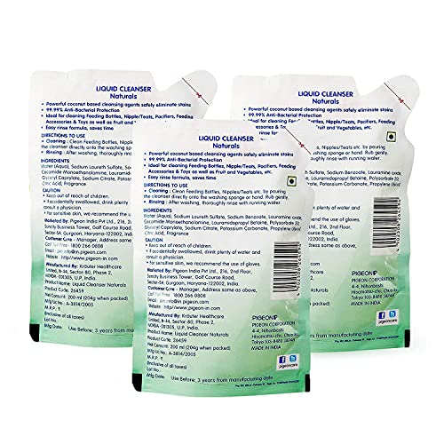 Pigeon Liquid Cleanser Green (Pack of 3)