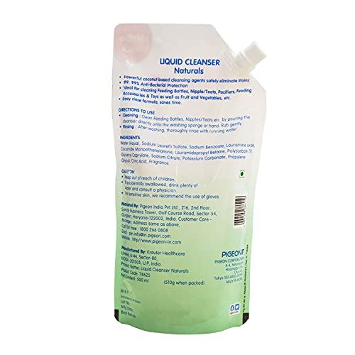 Pigeon Liquid Cleanser Naturals Refill