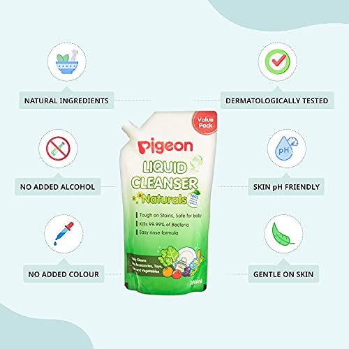 Pigeon Liquid Cleanser Naturals Refill