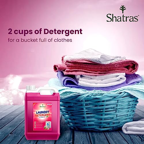 Shatras 4X Power Biodegradable Non Toxic Natural Laundry Liquid