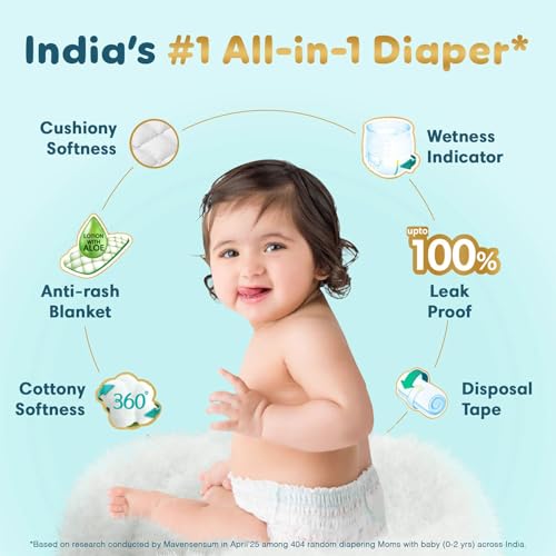 Pampers Premium Care Pant Style Baby Diapers, Large (L), 176 Count, 9-14kg