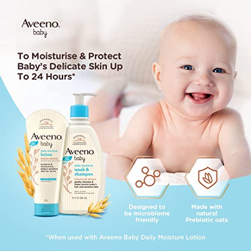 Aveeno Baby Daily Moisturising Lotion, 227gm (Pack of 2)