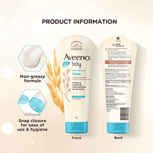 Aveeno Baby Daily Moisturising Lotion, 227gm (Pack of 2)