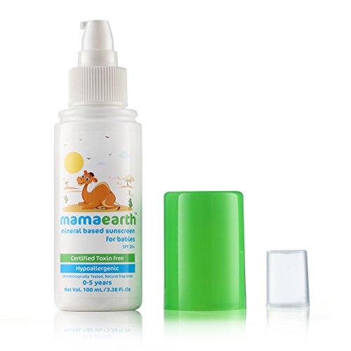 MamaEarth Mineral Based Sunscreen Baby Lotion (0-10 Years) SPF 20