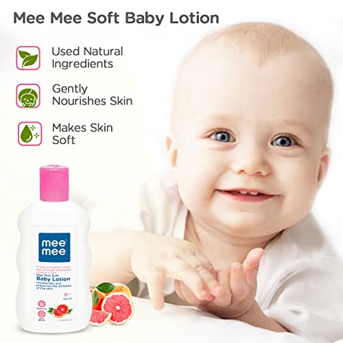 Mee Mee Nourishing Baby Lotion infused with Chamomile and Fruit Extracts for all Skin types, Newborn