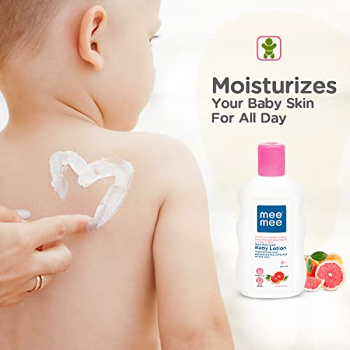 Mee Mee Nourishing Baby Lotion infused with Chamomile and Fruit Extracts for all Skin types, Newborn