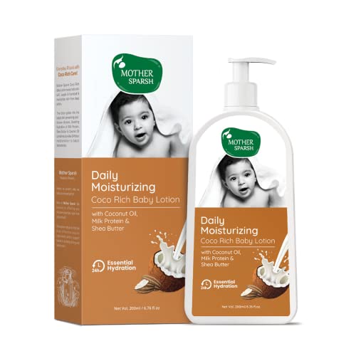 Mother Sparsh Coco Rich Baby Lotion With Shea Butter, Milk Protien, Milky Rich Formulation
