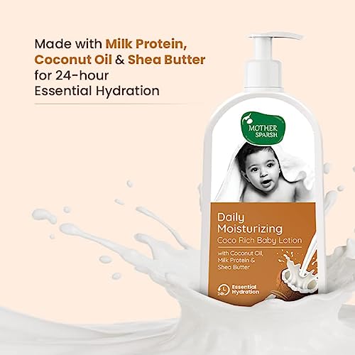 Mother Sparsh Coco Rich Baby Lotion With Shea Butter, Milk Protien, Milky Rich Formulation