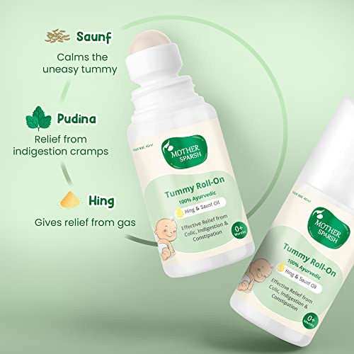 Mother Sparsh Tummy Roll On for Baby, 40ml, Pack of 2