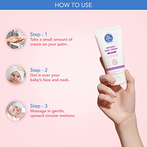 The Moms Co. Natural Baby Cream for Face With Organic Butters, Oil s and Milk Protein, Baby Face Cream