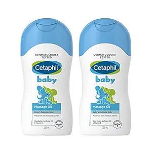Cetaphil Baby Massage Oil, Pack of 2