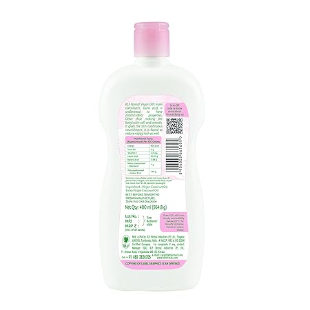 KLF Nirmal Virgin Baby Coconut Oil | Baby Massage Oil