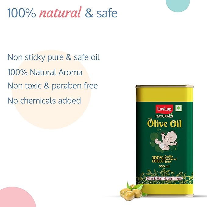 LuvLap Naturals Baby Body Massage Olive Oil