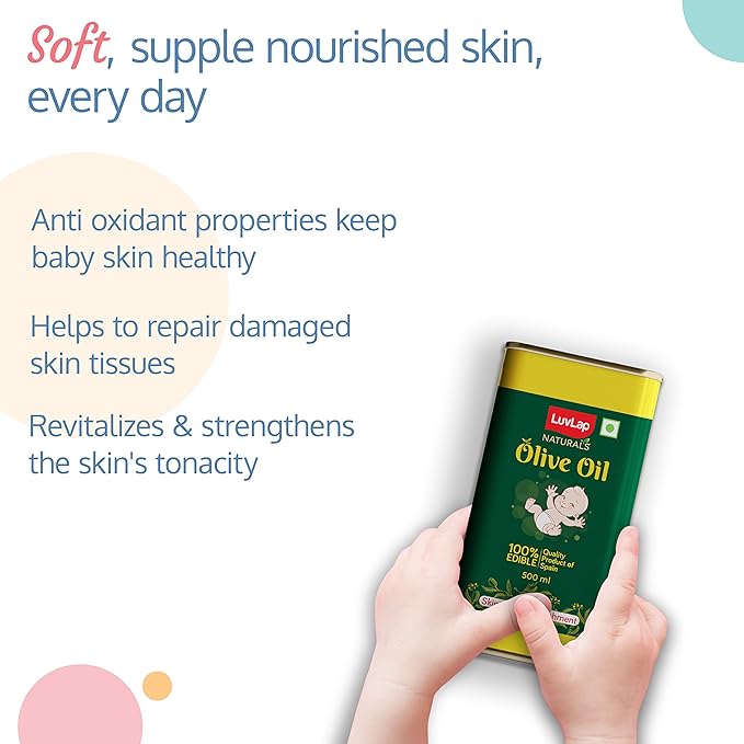 LuvLap Naturals Baby Body Massage Olive Oil