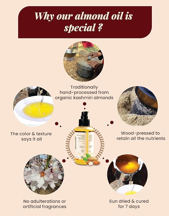 ROOT and SOIL Wood-Pressed Sweet Almond Oil for Babies