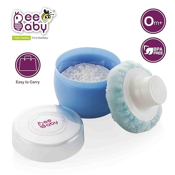 BeeBaby Premium Powder Puff With Container for Baby