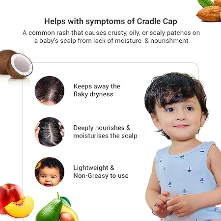 BabyChakra Strengthening Baby Hair Oil with Baobab Oil & Marula Oil