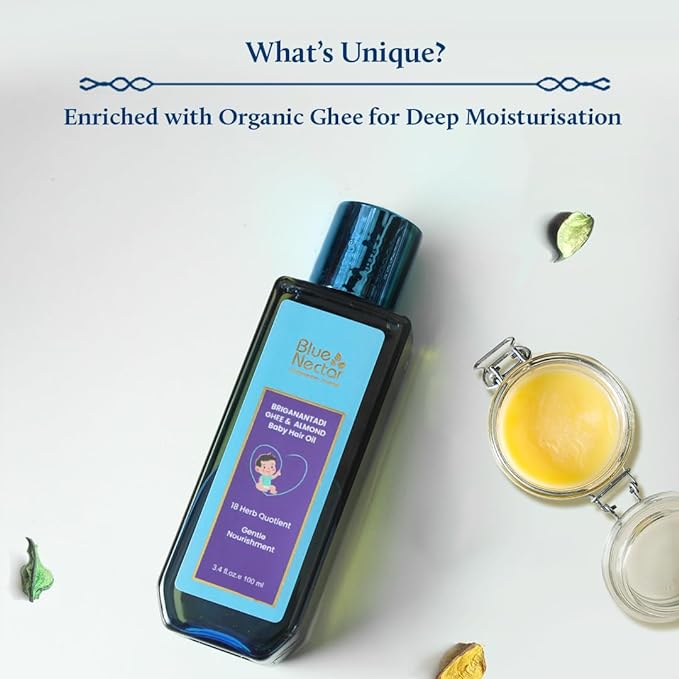 Blue Nectar Ayurvedic Baby Hair Oil