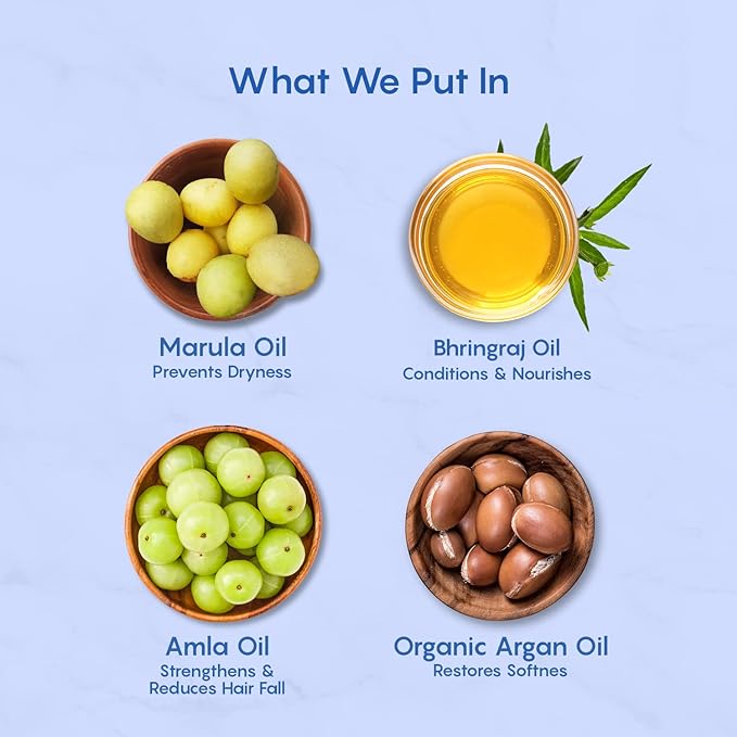 The Moms Co. Virgin Coconut Natural 10-in-1 Baby Hair Oil