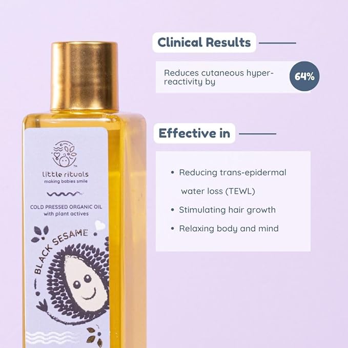 Little Rituals Black Seasame Baby Massage Oil