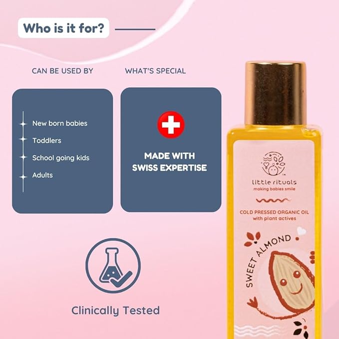 Little Rituals Sweet Almond Baby Massage Oil
