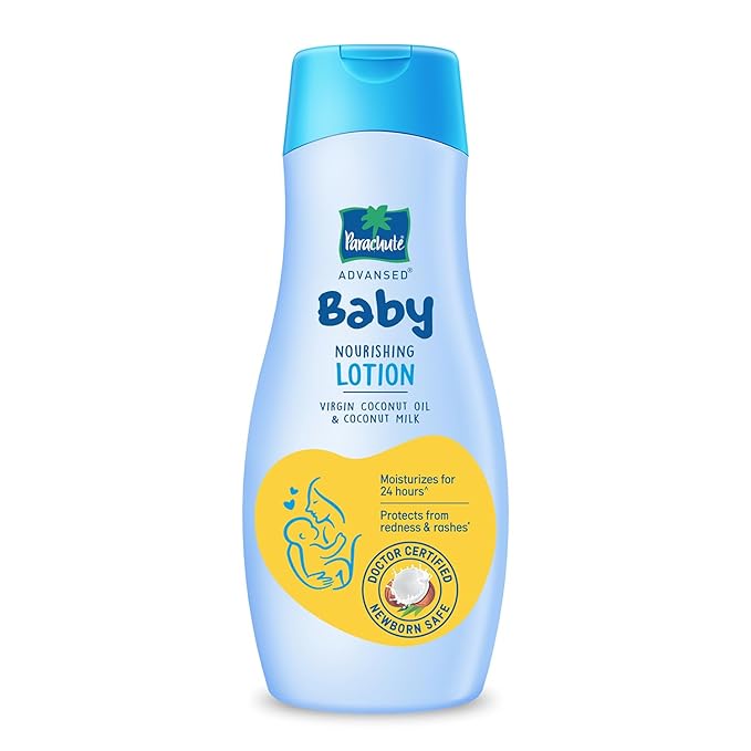 Parachute Advansed Baby Lotion for New Born Babies Virgin Coconut Oil & Coconut Milk Ph 5.5