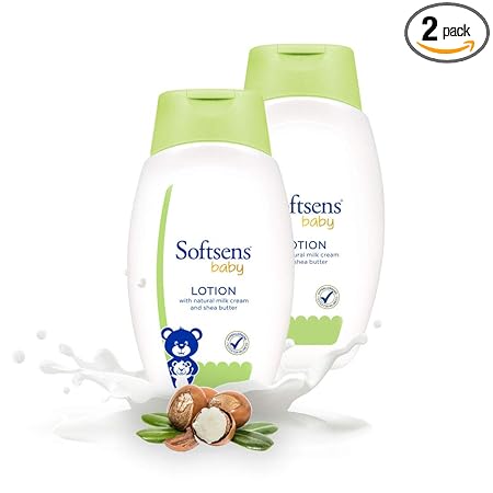 Softsens Baby Nourishing Lotion with Milk Cream & Shea Butter, Pack of 2