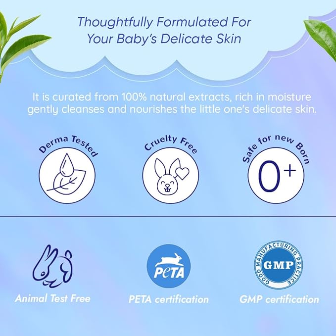 Bumtum Baby Soap with Goodness of Calendula Extractparabens Free Vegan& Cruelty Free, Pack of 6