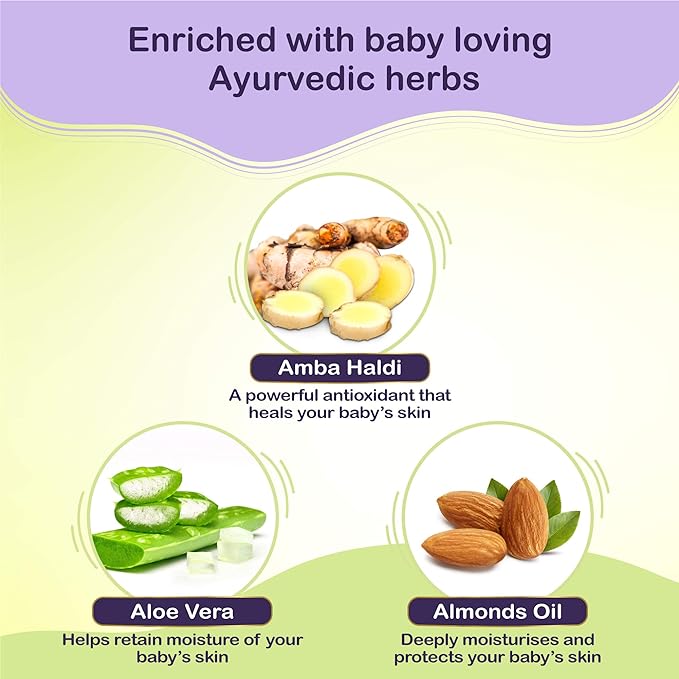 Dabur Baby Soap For Baby Sensitive Skin, Pack of 4