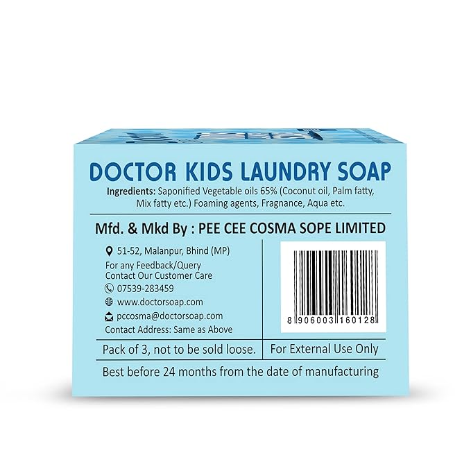 Doctor Care Kids-Baby Laundry Soap, Pack of 3