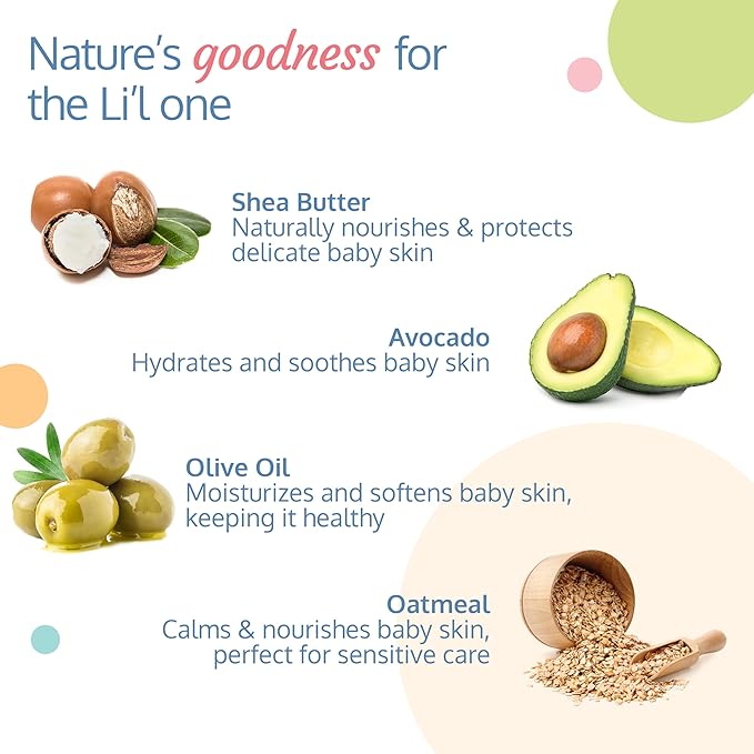 LuvLap Moisturizing Baby Bathing Bar, Pack of 3