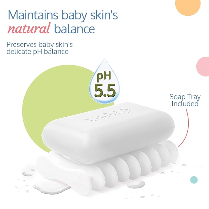 LuvLap Moisturizing Baby Bathing Bar, Pack of 3