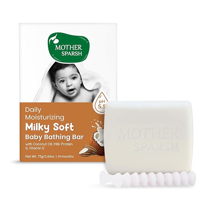 Mother Sparsh Milky Baby Bathing Soap Bar