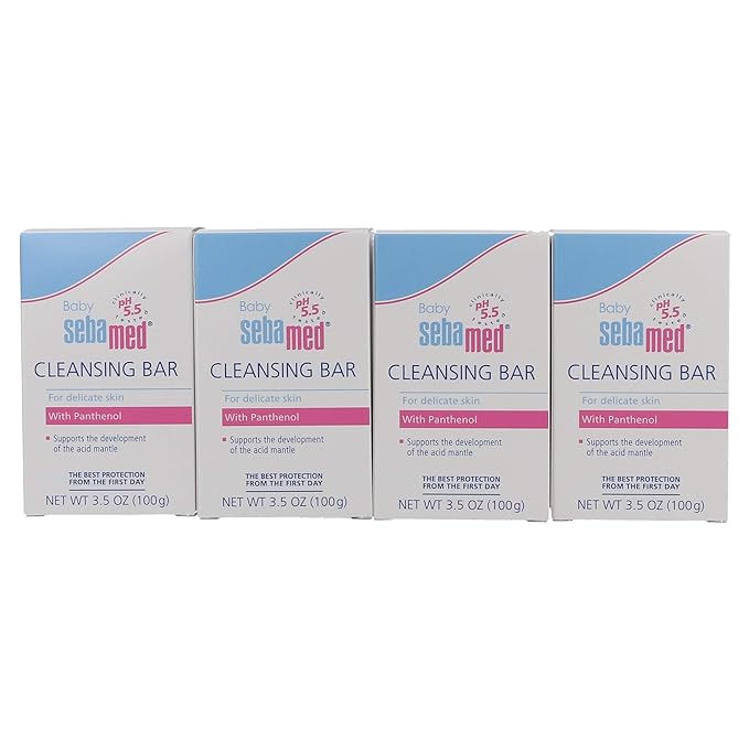 Sebamed Baby Cleansing Bar, Pack of 4