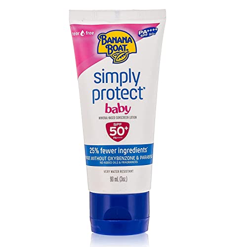 Banana Boat Water Resistant- Tear Free Sunscreen Lotion For Baby SPF 50+