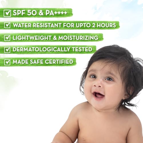 Mamaearth Baby Rich Moisturizing Ultra Light Sunscreen SPF 50 & PA++++